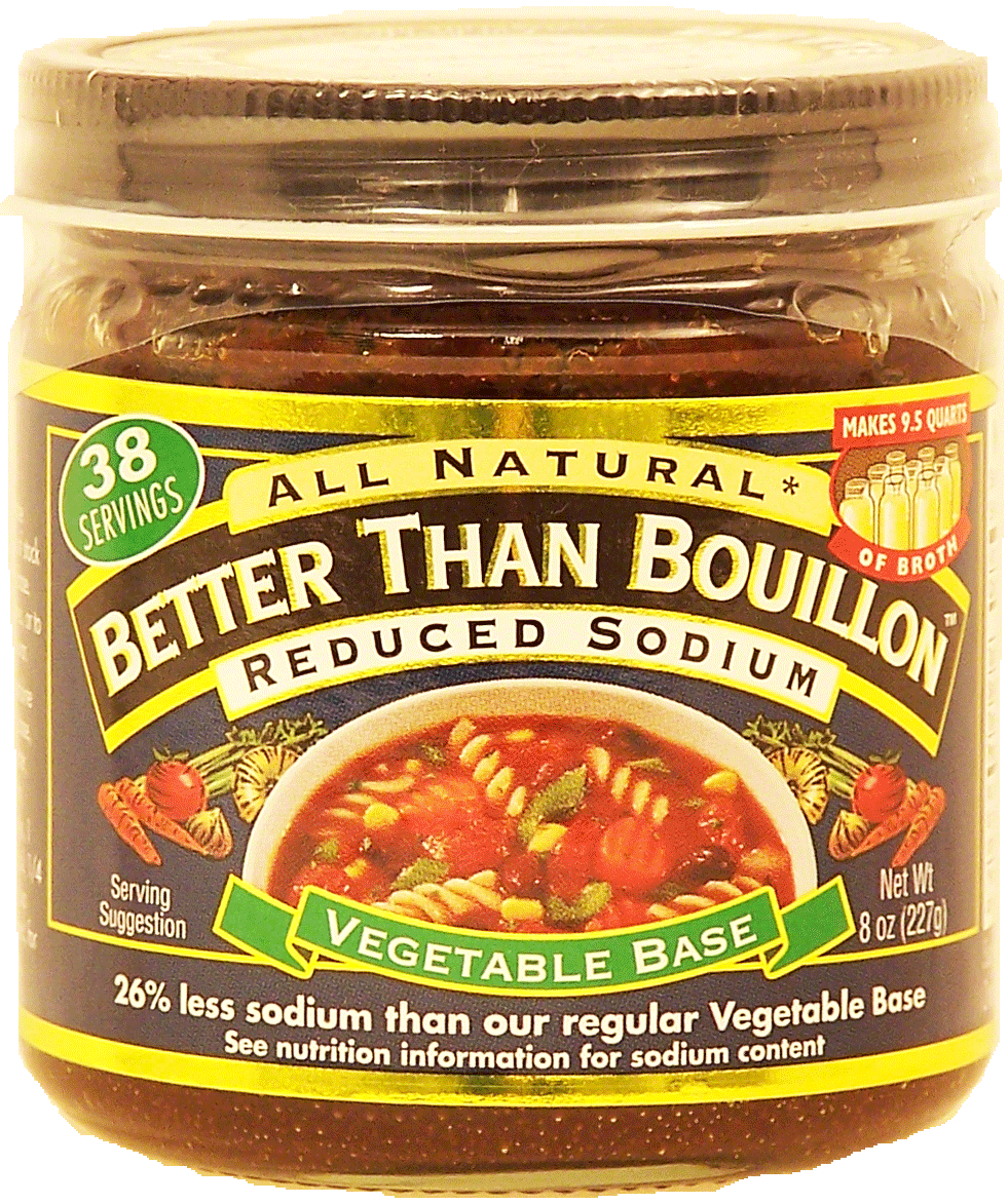 Superior Touch Better Than Bouillon reduced sodium vegetable base, 38 servings, 9.5 quarts Full-Size Picture